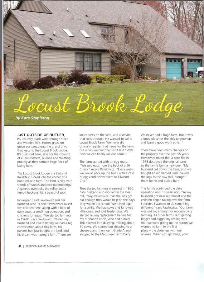 Locust Brook Lodge Батлер Экстерьер фото